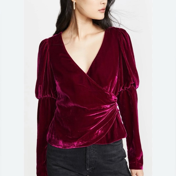 cinq a sept Tops - Small Cinq a Sept Velvet Top